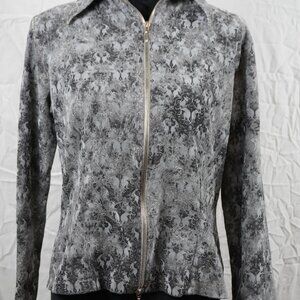 Anne Fontaine Women's Grey and Black Jacket
